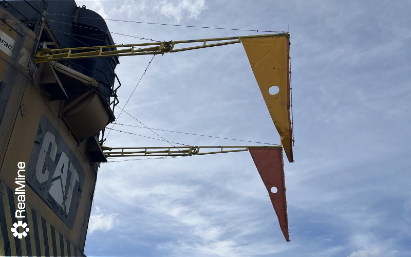 Baliza Traseira para Escavadeira