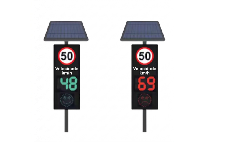 Radar de velocidade Solar